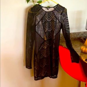 Express Lace Mini Dress
